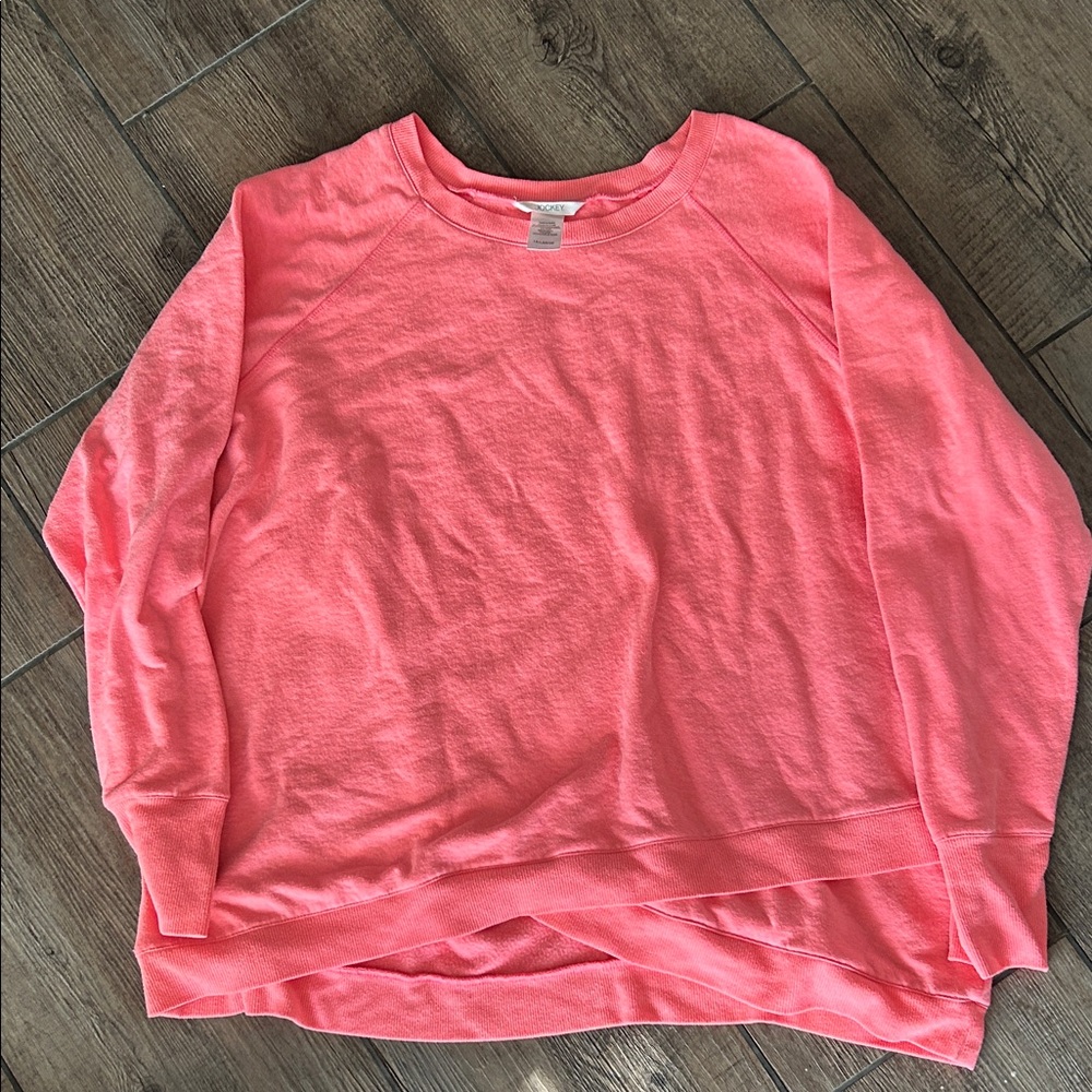Jockey Women's Pink Crew Neck Sweater